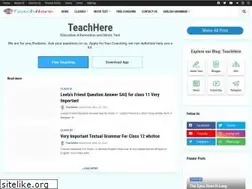 Sites similar to teachhere.in