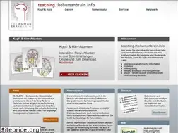 Sites similar to teaching.thehumanbrain.info