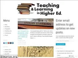 Sites similar to teachingandlearninginhighered.org