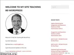 Sites similar to teachingbd.wordpress.com