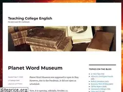 Sites similar to teachingcollegeenglish.com
