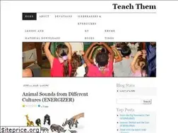Sites similar to teachingthem.com
