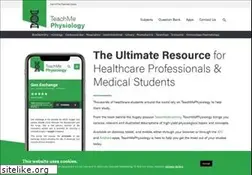 Sites similar to teachmephysiology.com