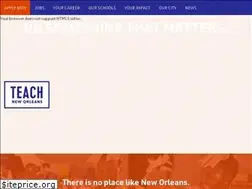 Sites similar to teachneworleans.net