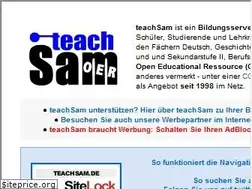 Sites similar to teachsam.de