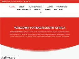 Sites similar to teachsouthafrica.org.za