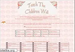 Sites similar to teachthechildrenwell.com