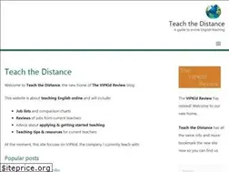 Sites similar to teachthedistance.com