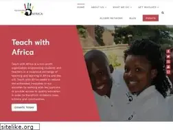 Sites similar to teachwithafrica.org