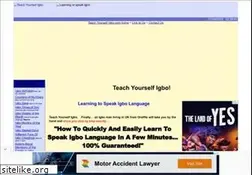 Sites similar to teachyourselfigbo.com