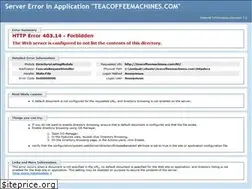 Sites similar to teacoffeemachines.com