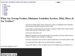 Sites similar to teacupyorkies.info