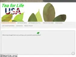 Sites similar to teaforlifeusa.com