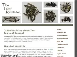 Sites similar to tealeafjournal.com