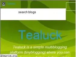 Sites similar to tealuck.com