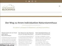 Sites similar to team-kanadablockhaus.de