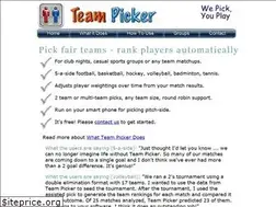 Sites similar to team-picker.com
