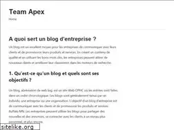 Sites similar to teamapex.net