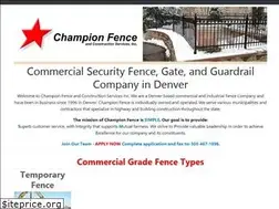 Sites similar to teamchampionfence.com