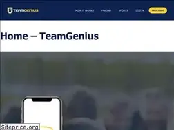 Sites similar to teamgenius.com