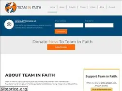 Sites similar to teaminfaith.org