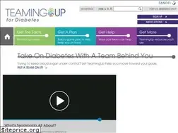 Sites similar to teamingupfordiabetes.com