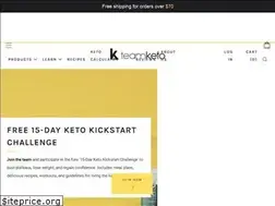 Sites similar to teamketo.com
