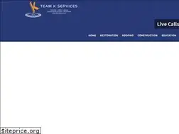 Sites similar to teamkservices.com