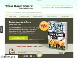 Sites similar to teamname.com