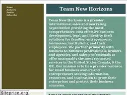 Sites similar to teamnewhorizonsblog.com