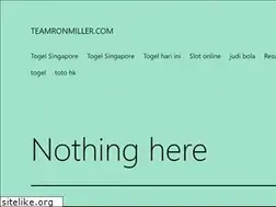 Sites similar to teamronmiller.com