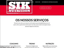 Sites similar to teamsiknutrition.com