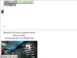 Sites similar to teamsportshop24.de