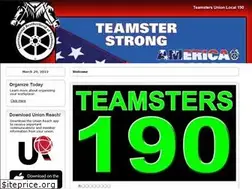 Sites similar to teamsters190.com