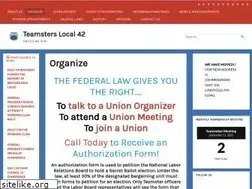 Sites similar to teamsterslocal42.com