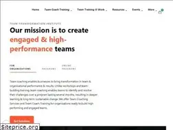 Sites similar to teamtransformation.com