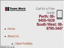 Sites similar to teamworkfencing.com.au