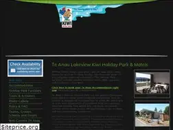 Sites similar to teanauholidaypark.co.nz
