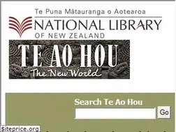 Sites similar to teaohou.natlib.govt.nz
