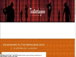 Sites similar to teaterdagene.no