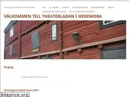 Sites similar to teaterladanhedemora.se