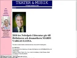 Sites similar to teaterochmusik.se
