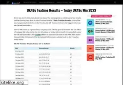 Sites similar to teatimeresultsz.com