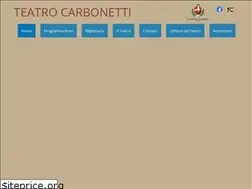 Sites similar to teatrocarbonetti.it