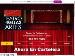 Sites similar to teatrodebellasartes.com