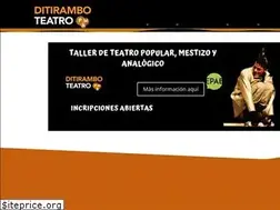 Sites similar to teatroditirambo.com