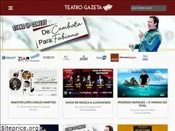 Sites similar to teatrogazeta.com.br