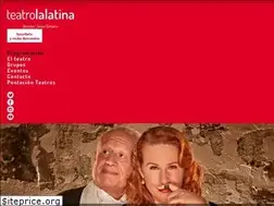 Sites similar to teatrolalatina.es