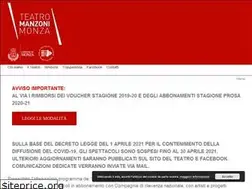 Sites similar to teatromanzonimonza.it