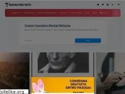 Sites similar to teatropertutti.it